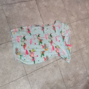 Flamingo Print Dress